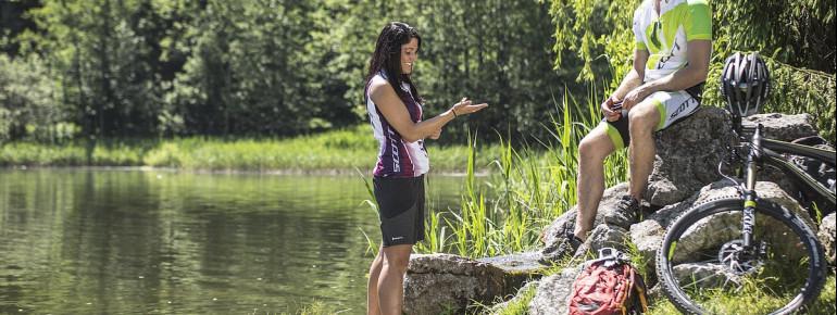 Rast am Steinberg Radweg