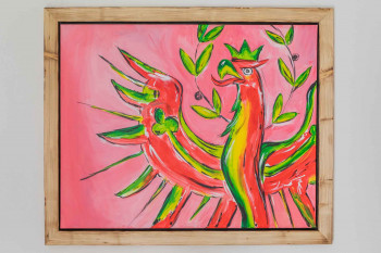 Jedes Bild im Haus ist von der Chefin Melanie persönlich gemalt