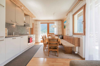 die große wohnküche in der Ferienwohnung.Nr. 3