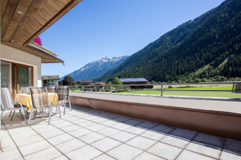Großer Terrasse bei der Wohnung Nr. 5