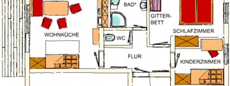 Schareck im Grundriss
