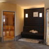 Ansicht Sauna mit wärme Bank