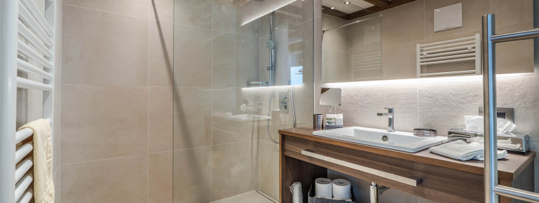 Neue Bäder des Garni Hotel Arya Alpine Lodge