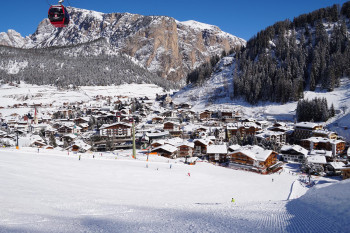 Wolkenstein in Gröden im Winter