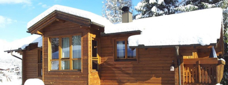 Luxus Chalet Villa Rosa im Hotelgarten