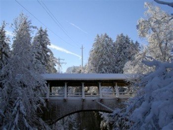Steg zum Gasthof
