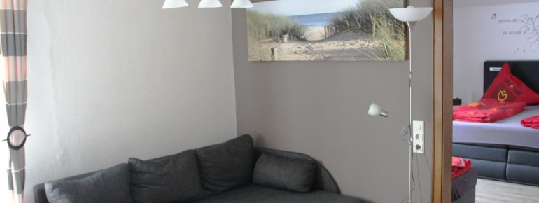 Wohnzimmer FeWo "Balkonia"