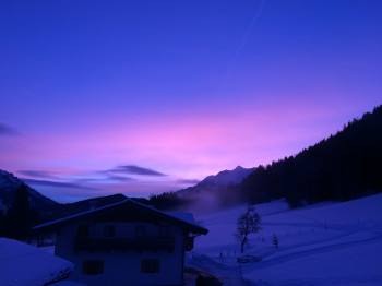 Winterabendstimmung am Hansenhof