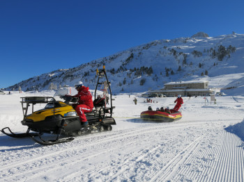 Aktion in der Skischule