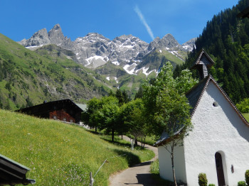 Mädelegabel, Hochfrottspitze und Trettach