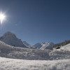 Das Bürstegg ist direkt an der Schlosskopf-Skipiste