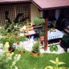 Ferienhaus mit Garten. Zugang von der Ersgeschosswohnung.