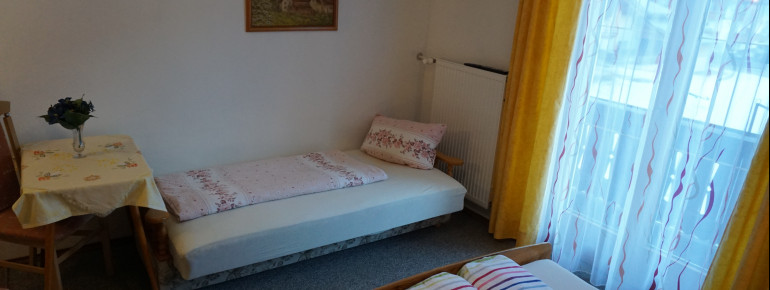 Doppelzimmer Almrausch mit Zusatzbett