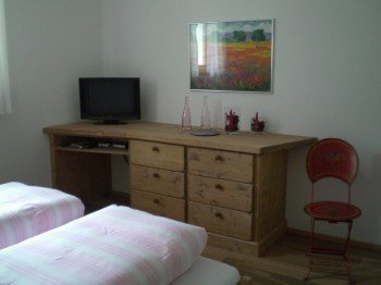 Schlafzimmer mit TV