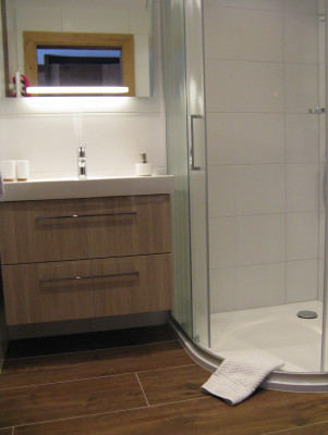 Dusche und WC