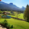 Garten mit schönem Bergblick