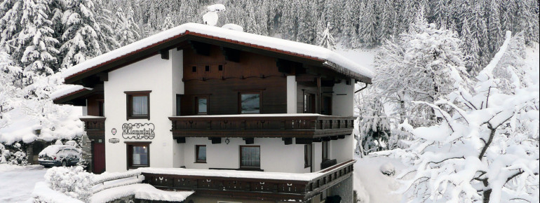 Haus Klammtal im Winter