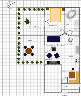 Gemütliches Appartement mit Sonnenterrasse