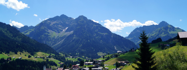 Ausblick vom Balkon
