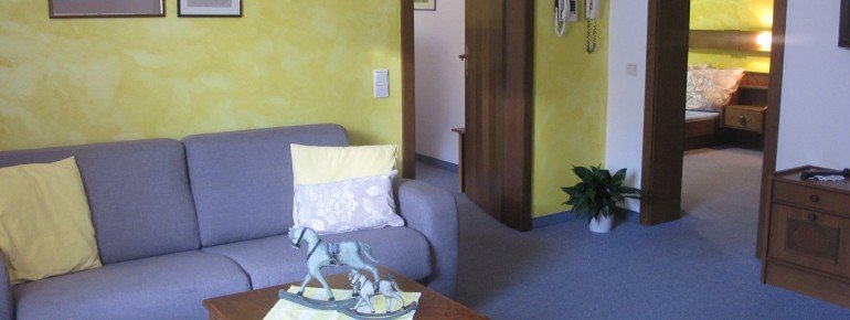 großzügig eingerichtete Appartements 2-7P.