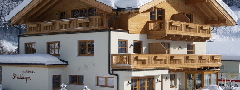 Appartementhaus Stockinger im Winter
