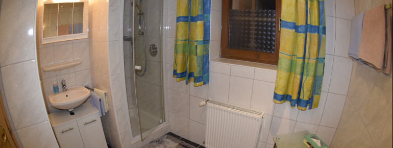 Dusche Souterrain FeWo
