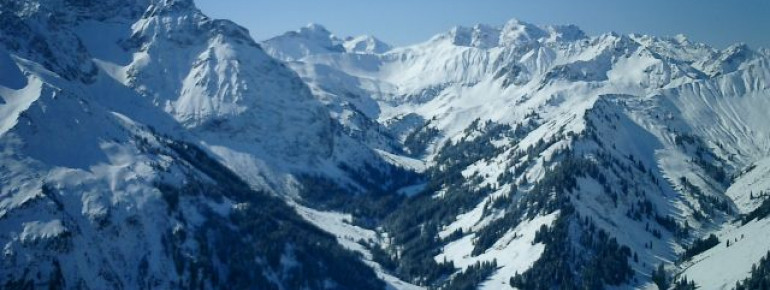 Skigebiet Walmendingerhorn Panorama