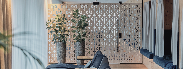 Design trifft Entspannung – der Ruheraum im QUEEN SPA der HOCHKÖNIGIN