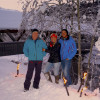 Weihnachtsfoto der Familie Tauscher-Kögel