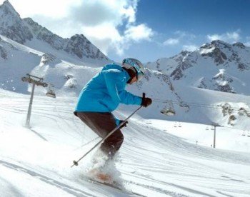 Skifahren am Stubaier Gletscher