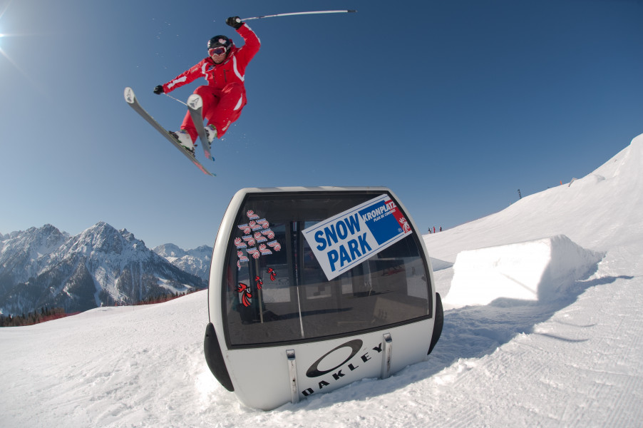 Skifahren am Kronplatz im Pustertal