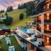 Blick auf den Sportpool
