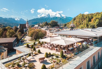 Terrasse des Restaurants Panorama im Haus
