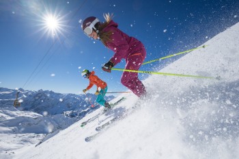 Skifahren in Oberstdorf