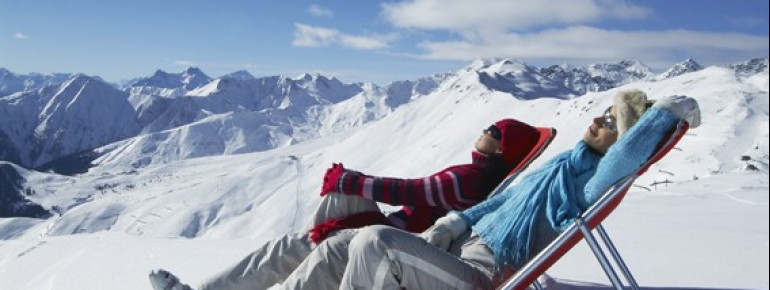 Sonnenliegen am Schönjoch