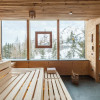 Blick aus der Sauna