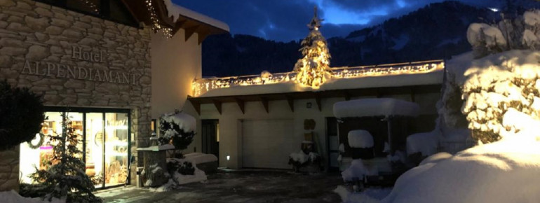 Winter Ansicht Eingang