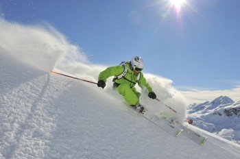 Tiefschnee am Arlberg
