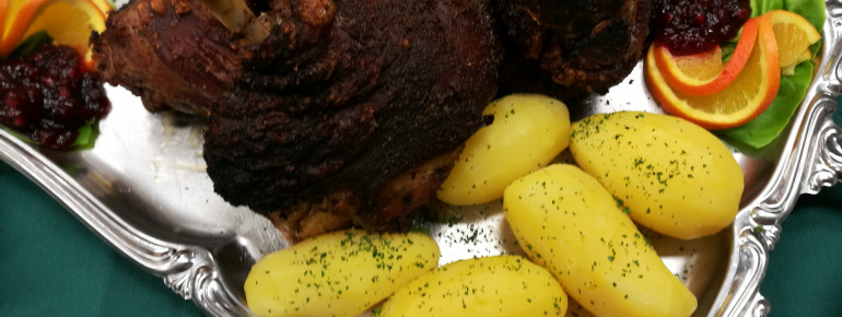 Schweinshax'n Essen