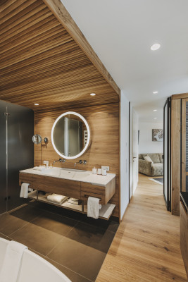 Badezimmer im Goldenen Berg
