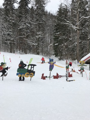 Kinderland neben der Skipiste