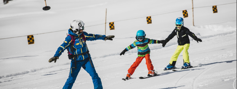 Skischule vor der Haustür