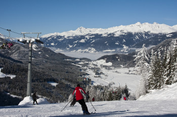 Schifahren am Weissensee