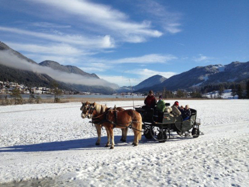Pferdekutschenfahrt am Weissensee