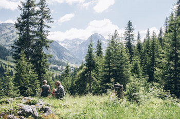 Blick von Oberlech