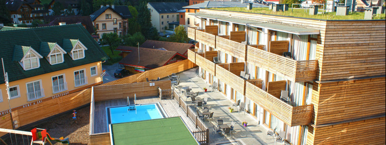 Das Hotel Planai im Sommer