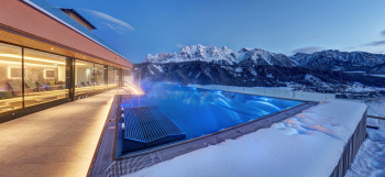 Abendstimmung Pool
