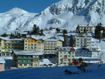 Blick von der Skipiste