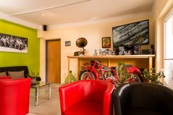 Gemütliche "Guzzi-Lounge"