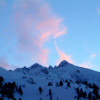 Blick aus dem Fenster, Abendstimmung